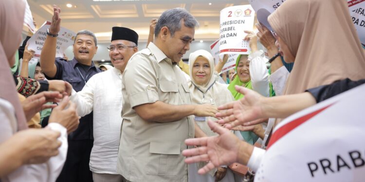 Ribuan Emak-emak dari 540 Majelis Taklim Kota Bandung-Cimahi Deklarasi Dukung Prabowo