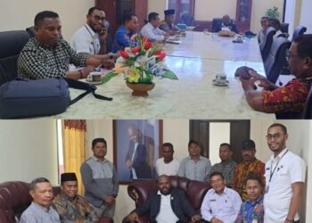 Sukseskan MTQ Provinsi Maluku, KaKemenag Dan Pengurus LPTQ Beraudiensi dengan Ketua DPRD Kepulauan Aru
