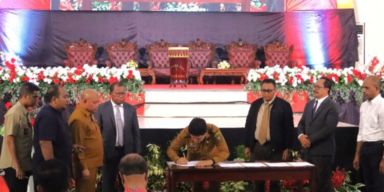 Sadali Tandatangani Kesepakatan Bersama Perguruan Tinggi Se-Maluku