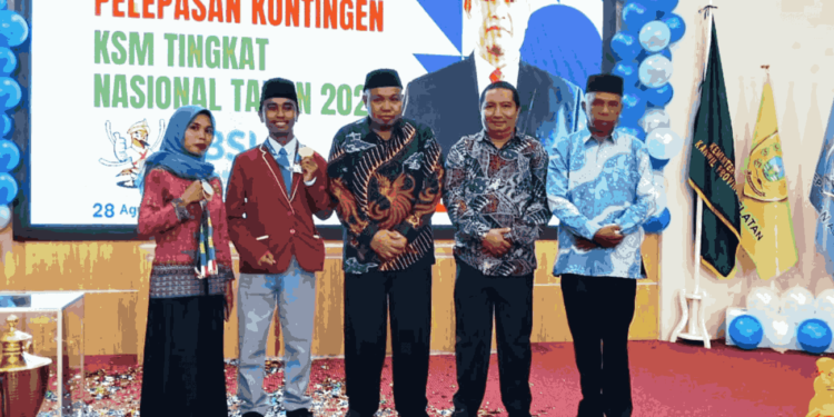 Pelepasan Kontingen KSM Tingkat Nasional, Siswa MAS Uswatun Hasanah Lala Menuju Nasional